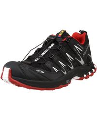 Salomon - Xa Pro 3d Ultra Trail Running Shoe,black/black/quick,12 M Us - Lyst