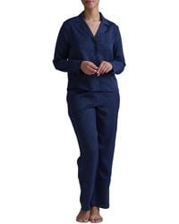Tommy Hilfiger - Sleep Notch Top & Long Pant 2 Piece Pajama Set - Lyst