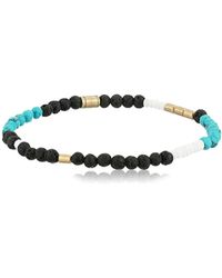 fossil lava stone bracelet