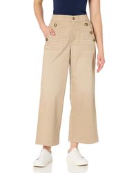 Nautica - Button Pocket Wide Leg Sailor Jeans Pants - Lyst