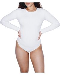 American Apparel Women's Cotton Spandex Long Slv Bodysuit S Black NEW RSA83116W