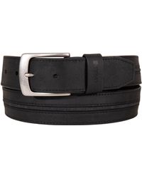 Wolverine - Leather Belt With Canvas/cotton Inlay - Lyst