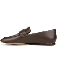 Vince - S Davis Slip On Flat Loafer Cacao Brown Leather 5 M - Lyst