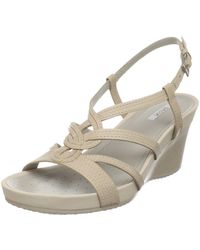Geox - 's Donna Roxy 18 Slingback Sandal,beige,38 Eu/8 M Us - Lyst