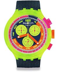 Swatch - Casual Watch Neon Bio-sources Quartz Neon To The Max - Lyst