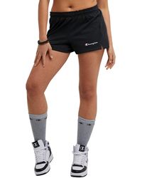 Champion - , Soft, Comfortable Practice Shorts For , 3.5", Black Small Script - Lyst