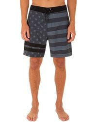 Hurley - Mens Block Party 2.0 Freedom 18" Board Shorts - Lyst