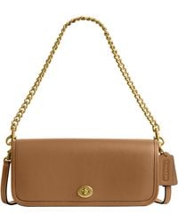COACH - The Originals Glovetanned Leather Dinky Bag With Chain Strap - Lyst