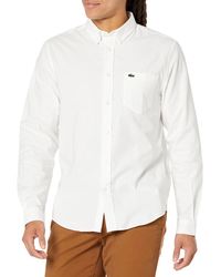 Lacoste - Casual Button-up Oxford Shirt - Lyst