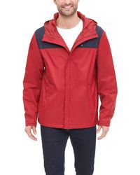 tommy hilfiger men's waterproof breathable hooded jacket