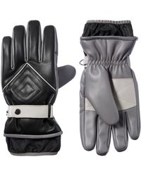 Isotoner - 's Lined Alpine Faux Leather Glove - Lyst