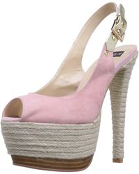 N.y.l.a. Pearlia Platform Sandal,blush,10 M Us - Pink