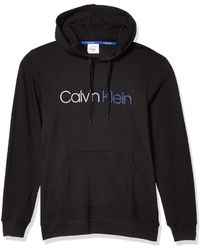 calvin klein white hoodie mens