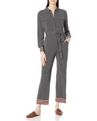 donna morgan tuxedo jumpsuit