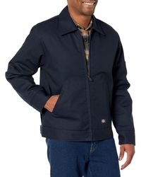 Dickies - Insulated Eisenhower Front-zip Jacket,dark Navy,x-large/regular,dark Navy,x-large/regular - Lyst