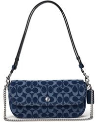 COACH - Brook Flap Chain Bag In Signature Denim - Lyst