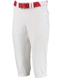 Russell - Women's Low Rise Diamond Fit Softball Knicker Pants - Beltloop, Pockets, Comfortable & Stylish Bottoms White Xs - Lyst