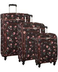 nine west floral luggage