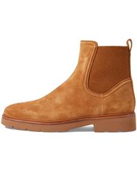 Vince - S Rue Lug Sole Chelsea Boot Tan Suede 11 M - Lyst