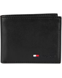 Tommy Hilfiger - Bifold Trifold Hybrid Flip Pocket Extra Capacity Casual Slim Thin For - Lyst