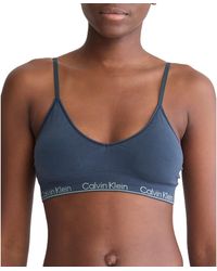 Calvin Klein - Modern Seamless Naturals Lightly Lined Triangle Bralette - Lyst