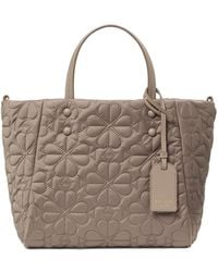 Kate Spade - Tilly Quilted Small Tote Bag Cross Body Handbags, Leather/Polyester - Lyst
