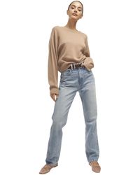Equipment - Lilou V Neck Cashmere Sweater In Camel - Lyst