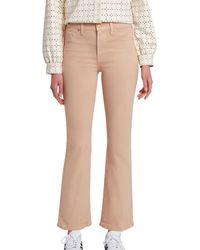 7 For All Mankind - High-waisted Slim Kick Flare Pants - Lyst