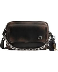 COACH - Charter Flap Crossbody Bag 24 In Loved Leather - Lyst