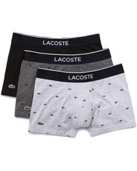 Lacoste - Three Pack Mini Croc Trunks - Lyst