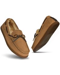 Cole Haan - Classic Slip-on Microsuede Moccasin Slipper - Lyst