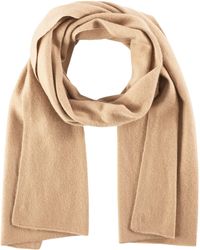 Vince - S Boiled Cashmere Clean Edge Knit Scarf,camel,os - Lyst