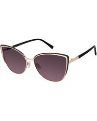 Laundry by Shelli Segal - Ls292 Metal Cat Eye Sunglasses With 100% Uv Protection. Stylish Gifts For Her - Lyst