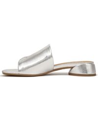 Franco Sarto - S Loran Slide Sandal Silver Metallic 6m - Lyst