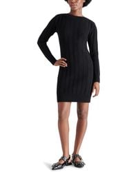 Steve Madden - Apparel Suzie Sweater Dress Black - Lyst