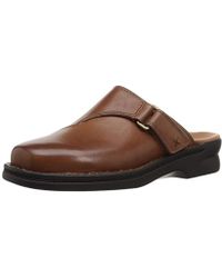 clarks patty lorene leather mule
