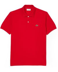Lacoste - Short Sleeved Slim Fit Polo Ph4012 Bright Small - Lyst