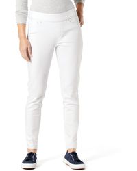 Signature by Levi Strauss & Co. Gold Label Totally Shaping Pull-on Skinny Jeans - White
