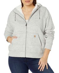 carhartt collinston sherpa lined hoodie