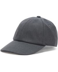 Theory - 6 Panel Cap In Motion Wool - Lyst