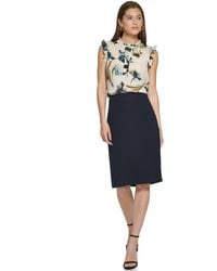DKNY - Business Casual Knee-length Pencil Skirt - Lyst