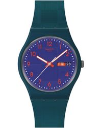 Swatch - Casual Watch Green Bio-sourced Quartz Pattern Formation - Lyst