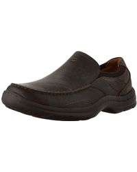 Clarks Niland Energy Loafers in Brown 