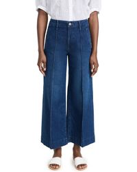 PAIGE - Harper Ankle Length Jeans With Welt Pockets And Pintucks - Lyst