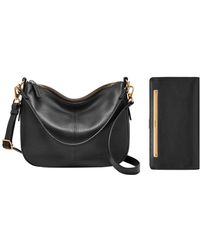 Fossil - Jolie Leather Crossbody Purse Handbag Liza Leather Wallet Slim Minimalist Bifold - Lyst