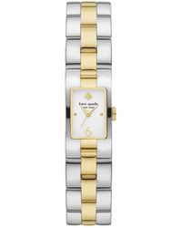 Kate Spade - Brookville Three-hand Two-tone Stainless Steel Watch - Lyst