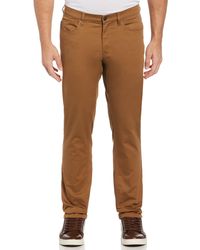 Perry Ellis - Tall Slim Fit Anywhere Five Pocket Pant - Lyst