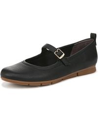 Dr. Scholls - S Timeless Jane Mary Jane Flat Black Gum 9 W - Lyst