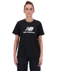 New Balance - Sport Essentials Jersey Logo T-Shirt pour Black L - Lyst