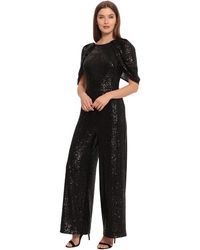 Maggy London - Holiday Sequin Jumpsuit Event Occasion Cocktail Party Guest Of - Lyst